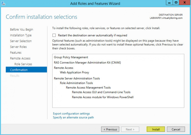 How to setup Microsoft Web Application Proxy - Virtually Boring