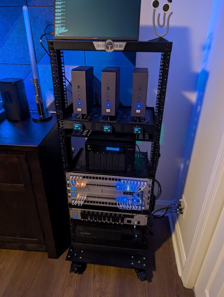 My home lab rack