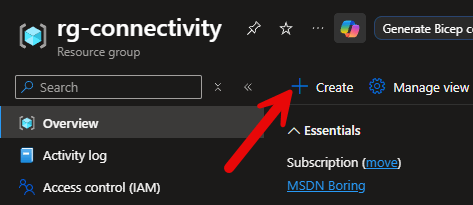 Azure Public IP address creation for VNet Gateway