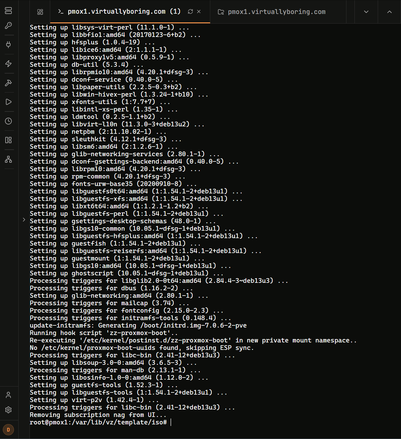 Step 2 - Install libguestfs-tools