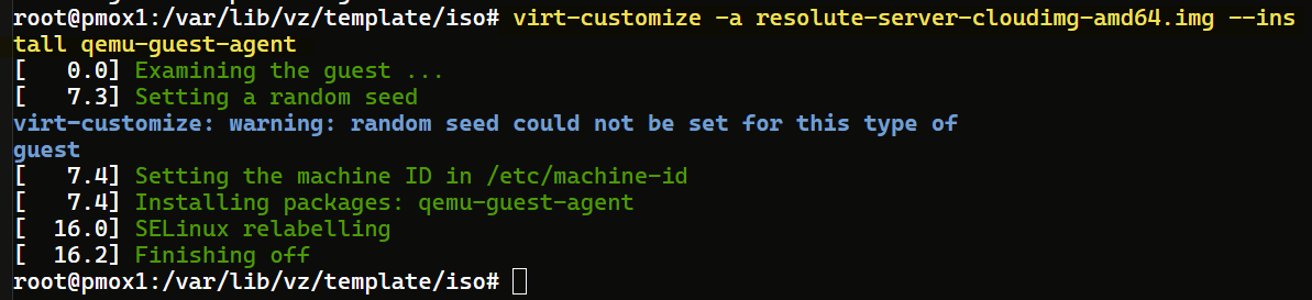 Step 2.1 - Inject QEMU Guest Agent