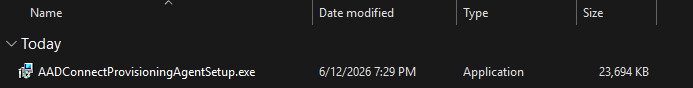 Microsoft Entra provisioning agent download