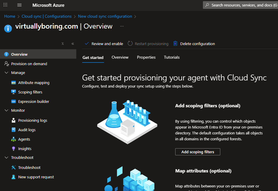 Cloud Sync configuration Get started overview